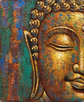  budismo Arte - Cabeza de Buda en bronce Budismo